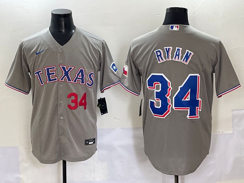 Men 2025 Texas Rangers #34 Ryan Grey Game Nike MLB Jersey style 3->texas rangers->MLB Jersey